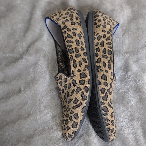 Rothy Brown and Black Leopard Print Flats size 9 - Picture 4 of 10